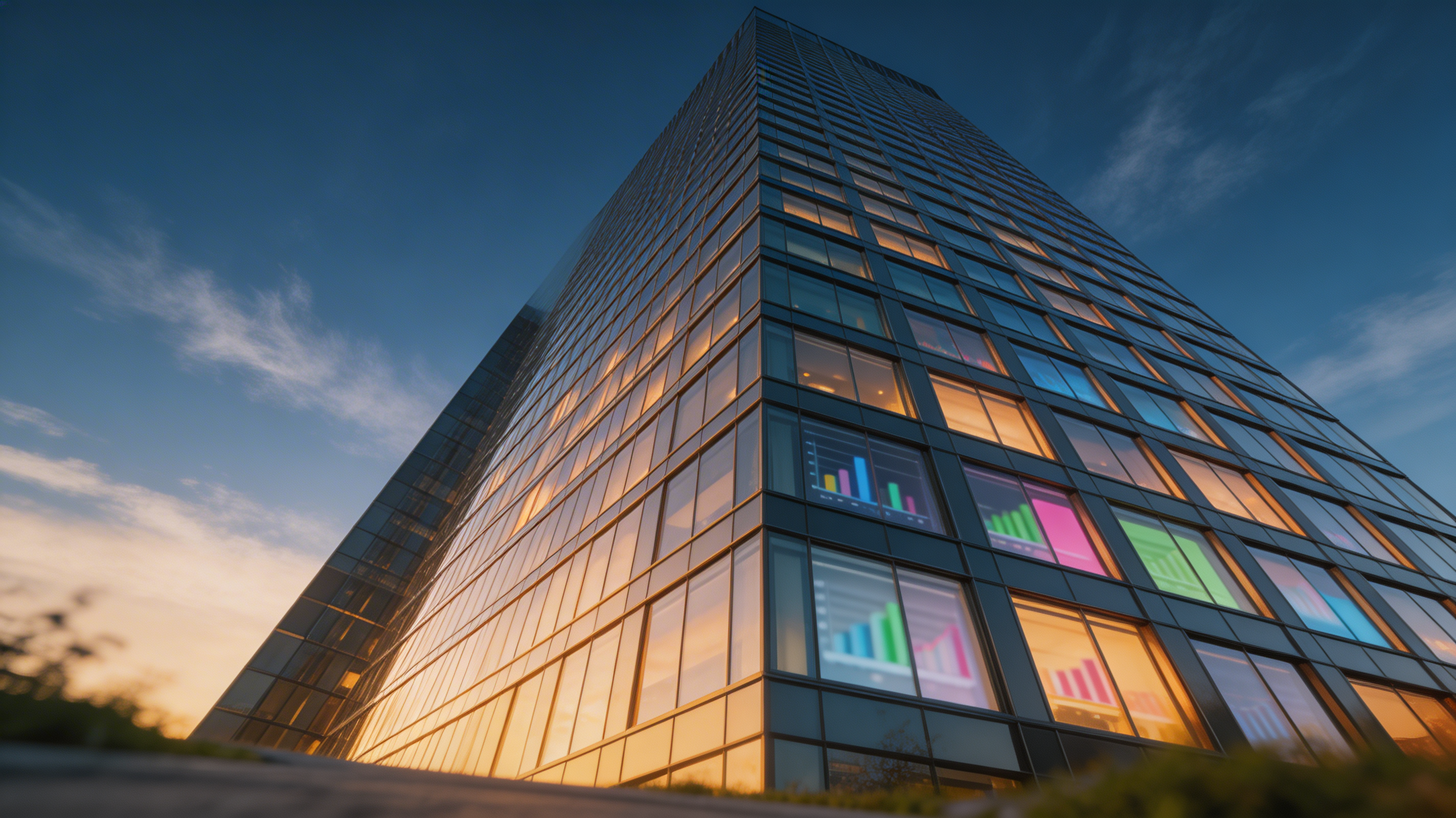 Abstract gradient field transitioning from warm amber on the left to cool indigo on the right, with a subtle grid of translucent geometric shapes — some sharp and angular, others softly dissolving — representing the tension between precision and restraint in data-driven personalization